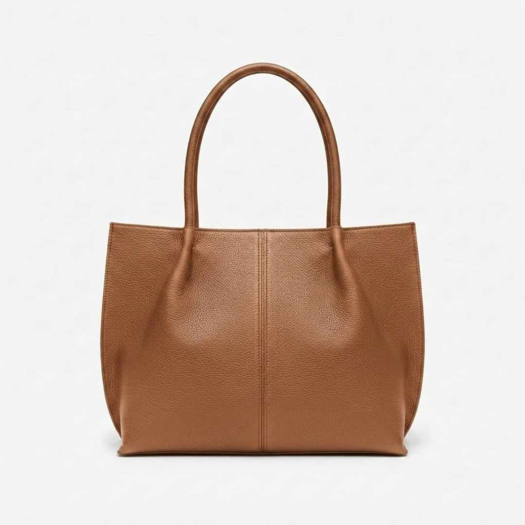 Enshee Lime Tote - Brown