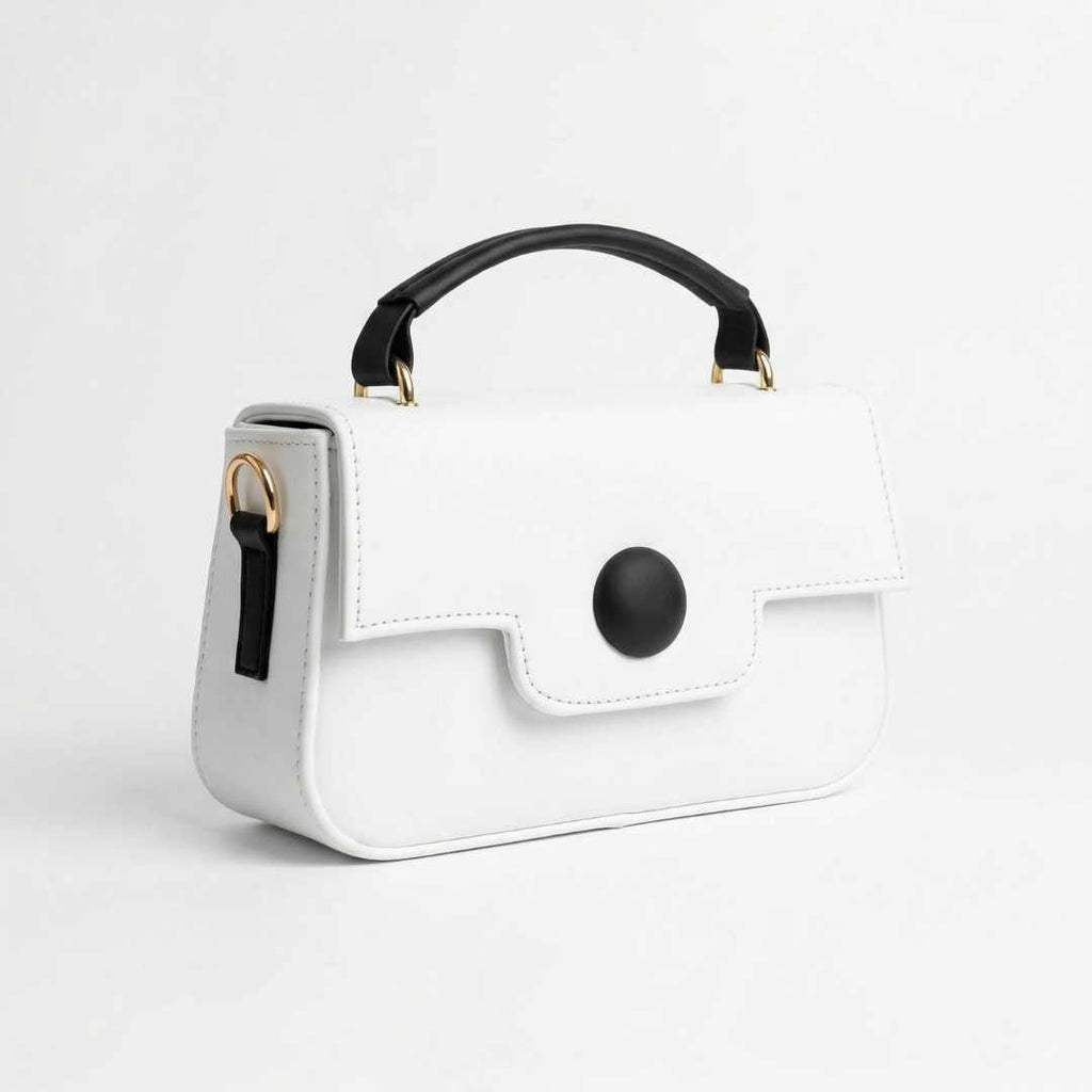 Enshee Auvex Mini Satchel - White