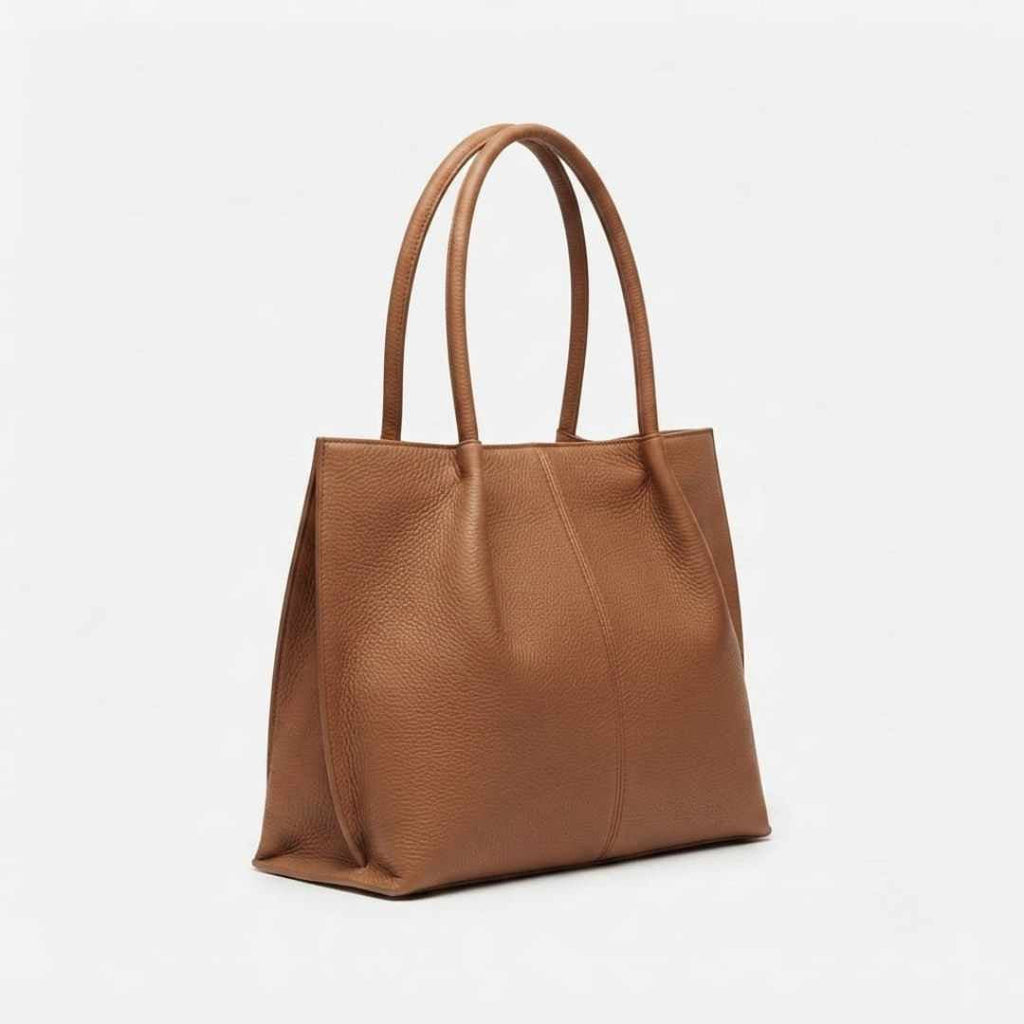 Enshee Lime Tote - Brown