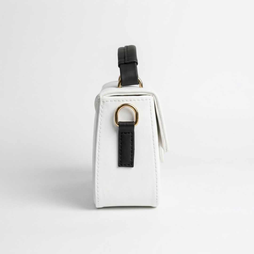 Enshee Auvex Mini Satchel - White