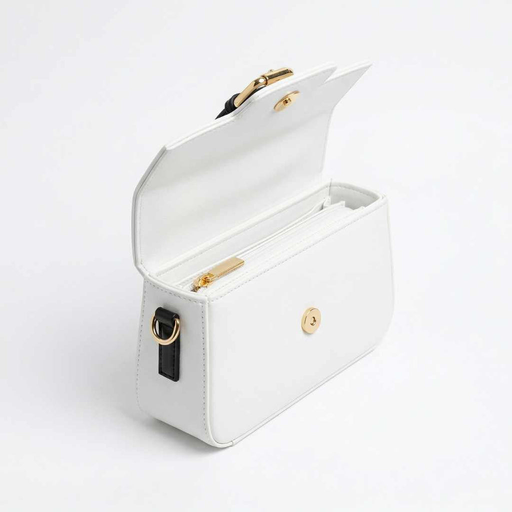 Enshee Auvex Mini Satchel - White