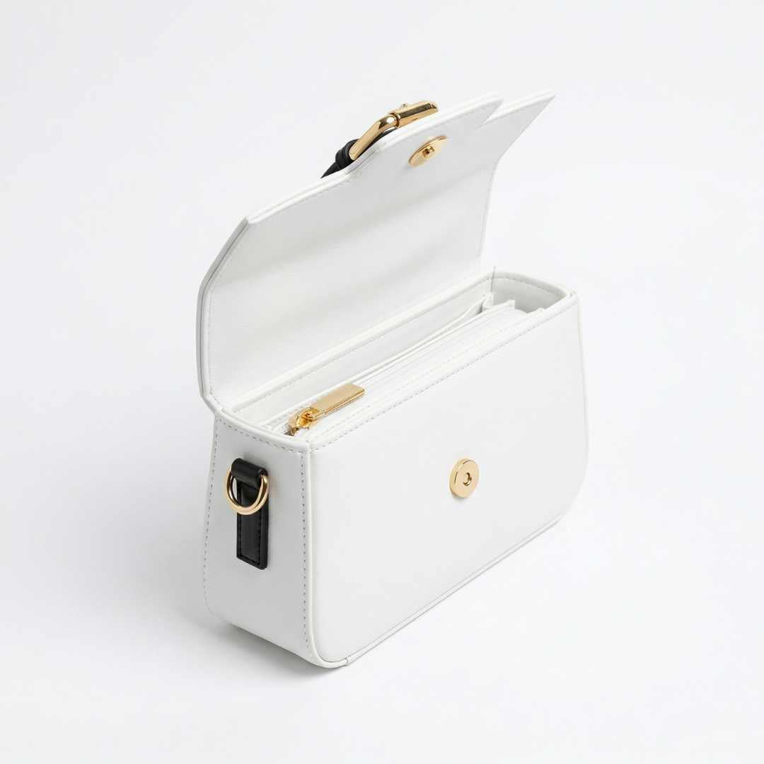 Enshee Auvex Mini Satchel - White