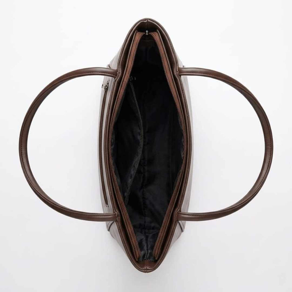 Enshee Noir Tote - Chocolate Brown