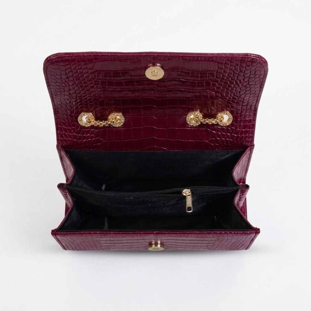 Enshee Willow Crossbody - Maroon