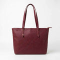 Enshee Merlot Tote - Maroon