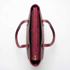 Enshee Merlot Tote - Maroon