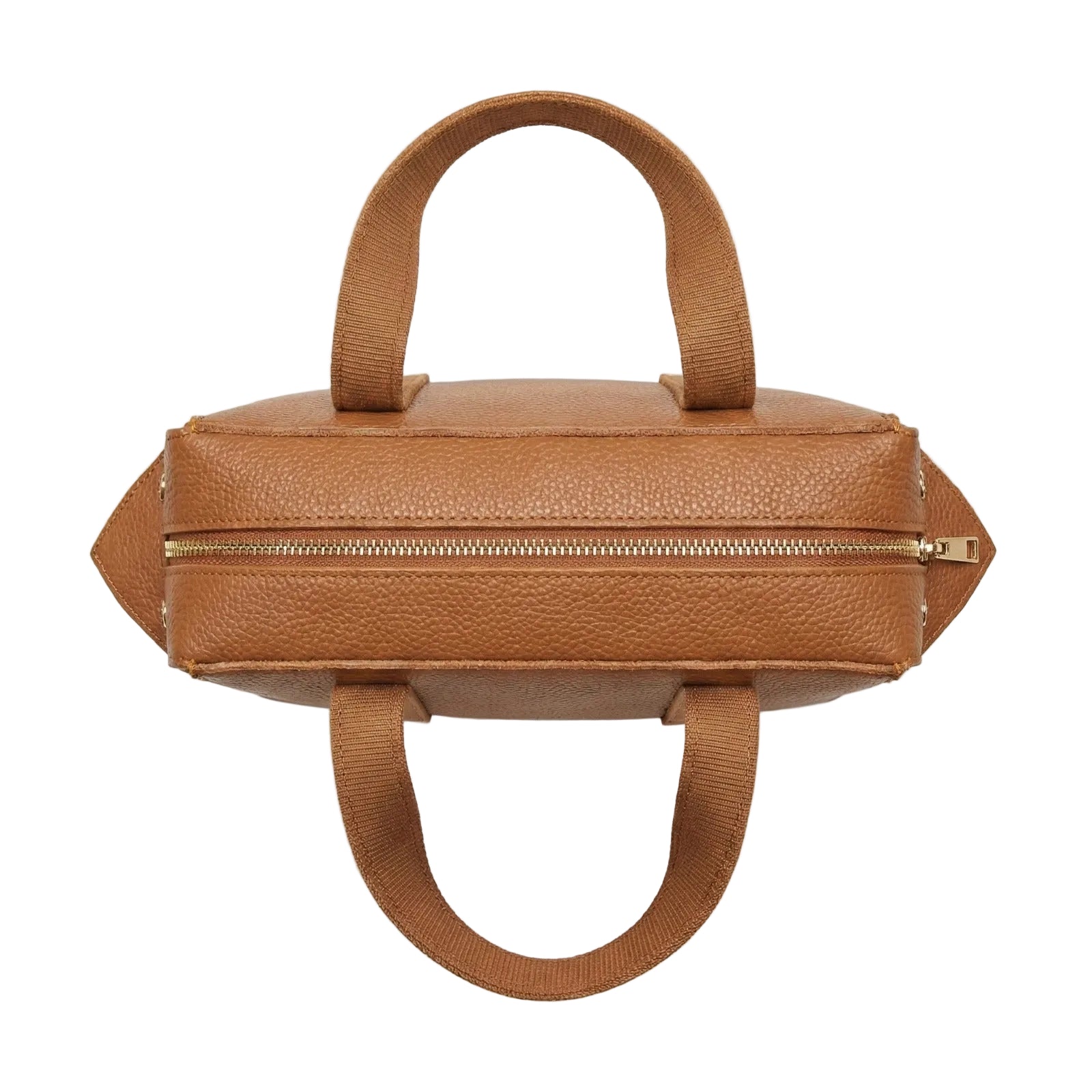 Enshee Drum Handbag - Mustard Brown